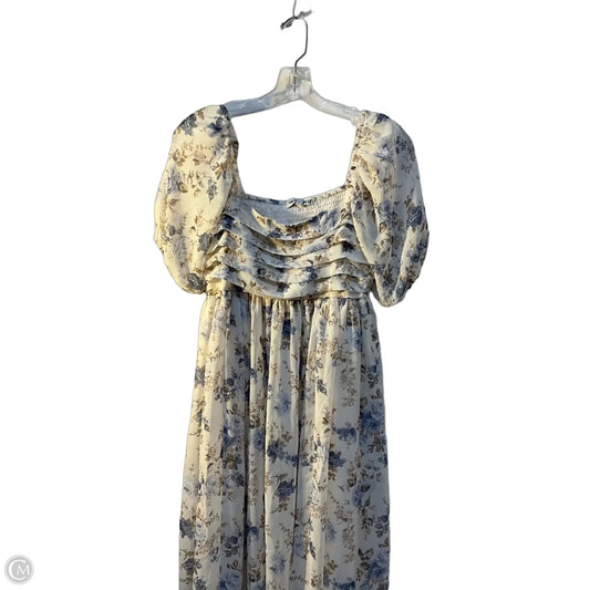 Dress Casual Maxi By Wallflower In Floral Print, Size: L