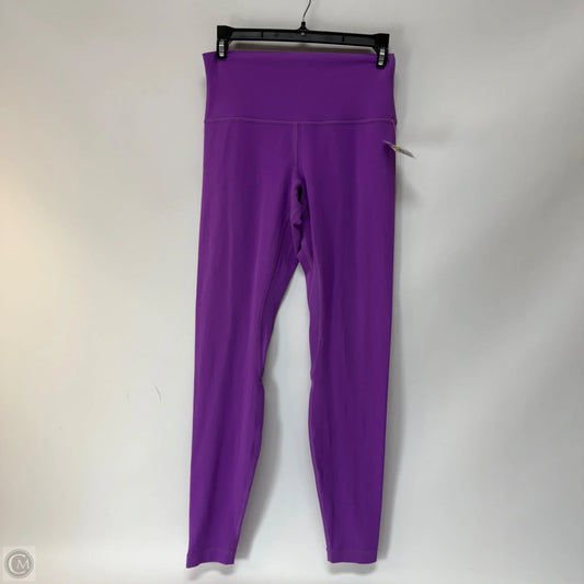 Athletic Leggings By Lululemon In Purple, Size: 6