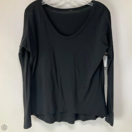 Top Long Sleeve By Lululemon In Black, Size: 4