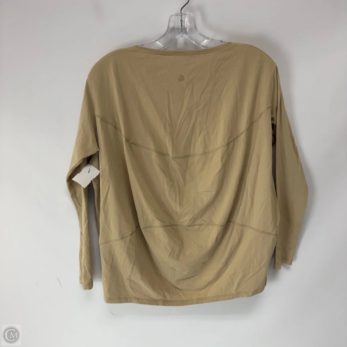 Top Long Sleeve By Lululemon In Beige, Size: 4