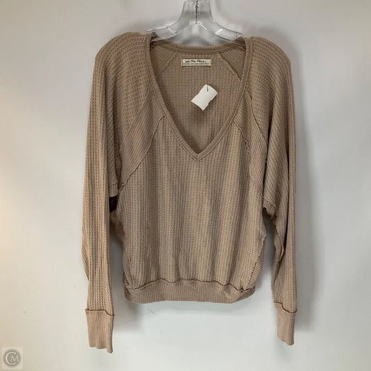 Sweater By We The Free In Tan, Size: Xs
