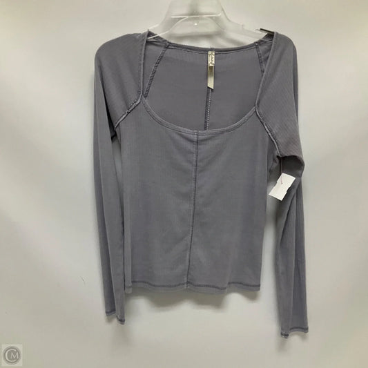 Top Long Sleeve By Free People In Blue, Size: M