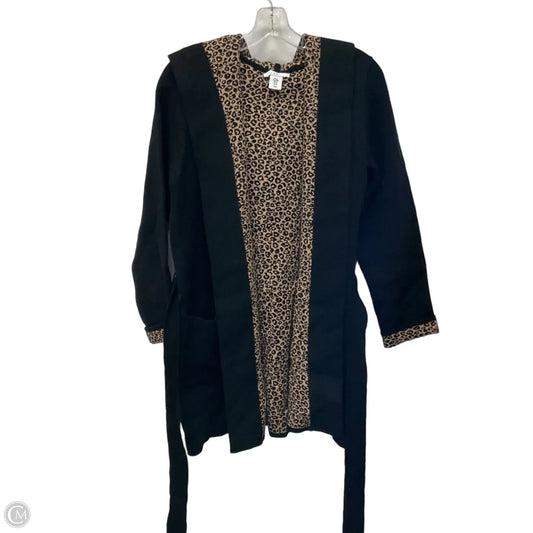 Sweater Cardigan Designer By Halston In Black, Size: M