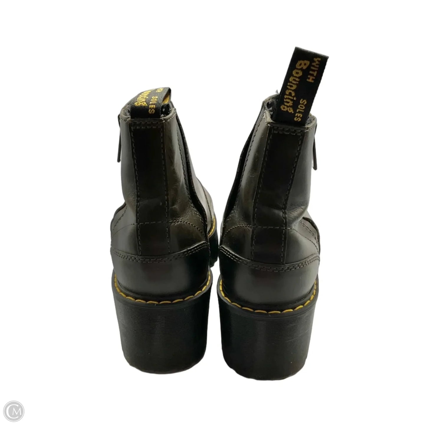 Boots Ankle Heels By Dr Martens In Brown, Size: 8
