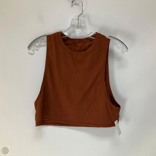 Athletic Tank Top By Lululemon In Brown, Size: 4