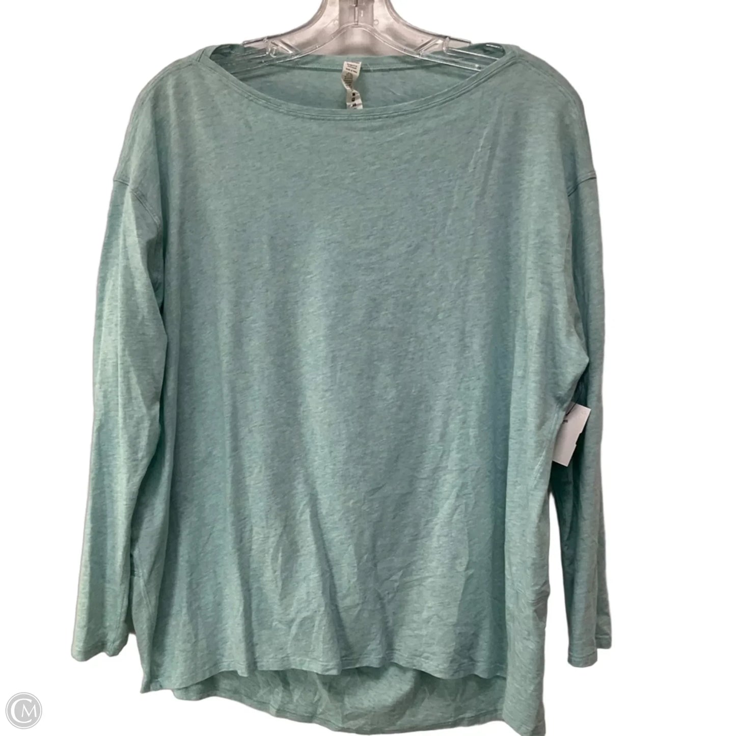 Athletic Top Long Sleeve Crewneck By Lululemon In Blue, Size: 8