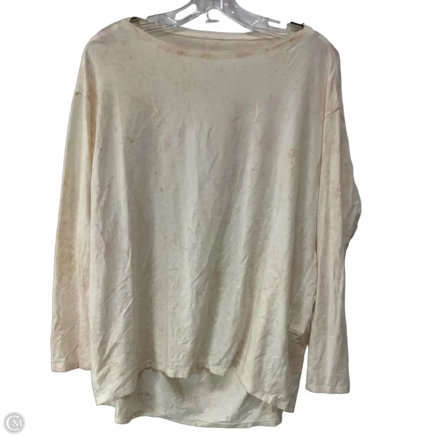 Athletic Top Long Sleeve Crewneck By Lululemon In Tie Dye Print, Size: 8