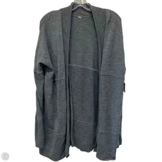 Sweater Cardigan By Lululemon In Grey, Size: M