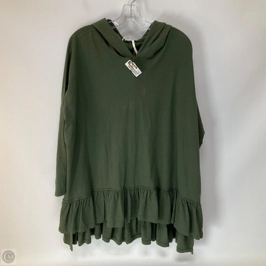 Top Long Sleeve By Anthropologie In Green, Size: Xl