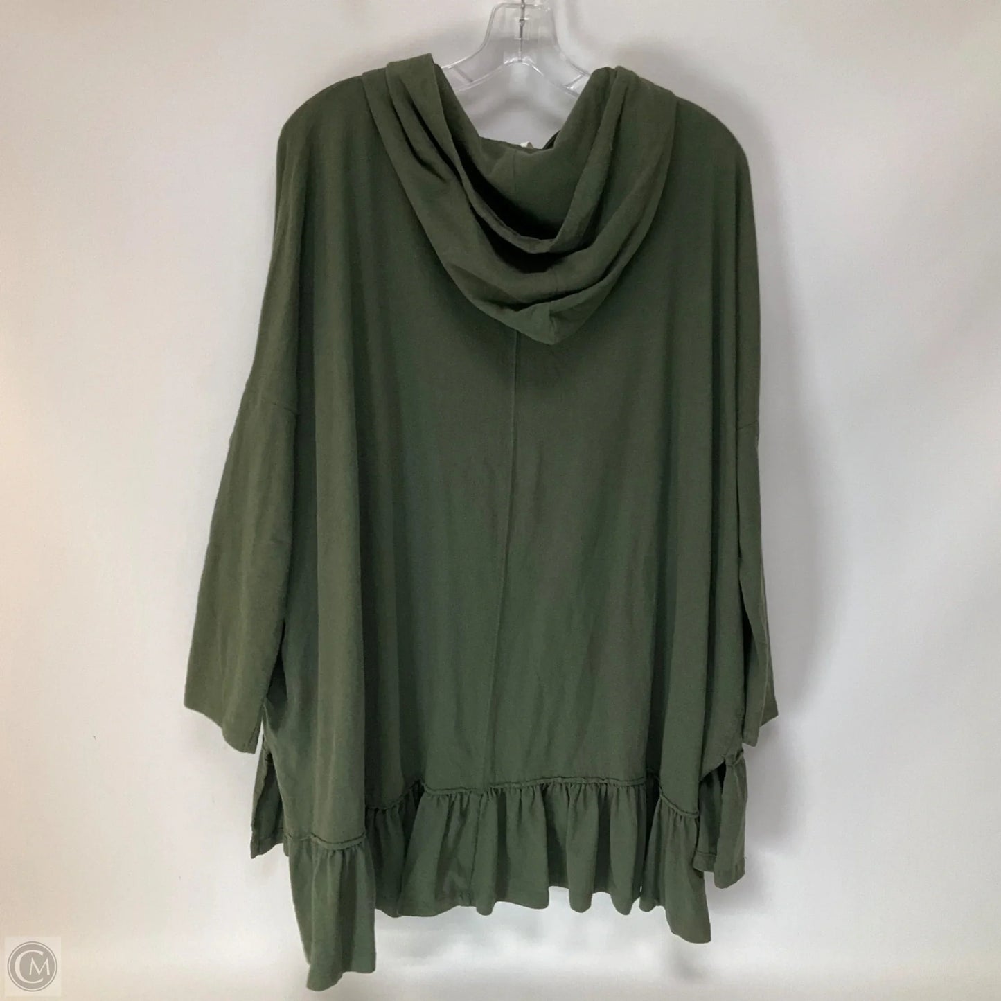 Top Long Sleeve By Anthropologie In Green, Size: Xl