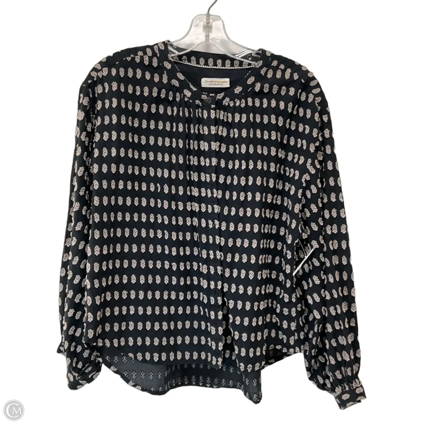 Top Long Sleeve By Pilcro In Blue, Size: S