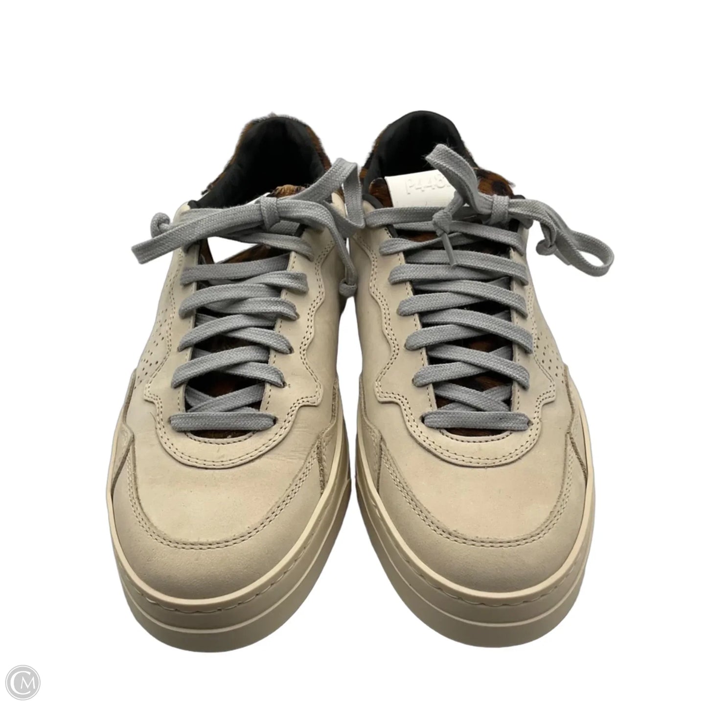 Shoes Sneakers By P448 In Brown & Cream, Size: 9