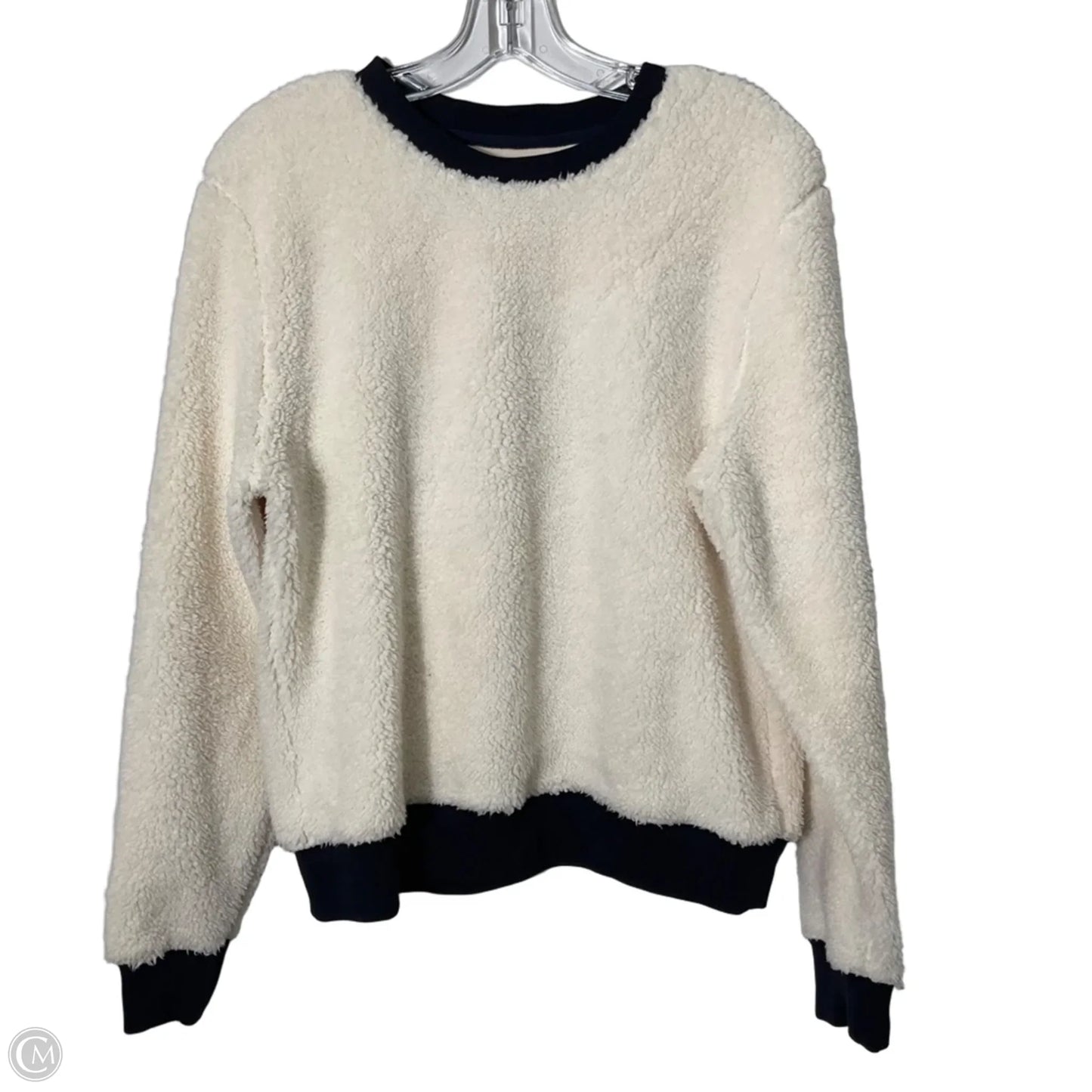 Sweatshirt Designer By Tory Burch In Cream, Size: M