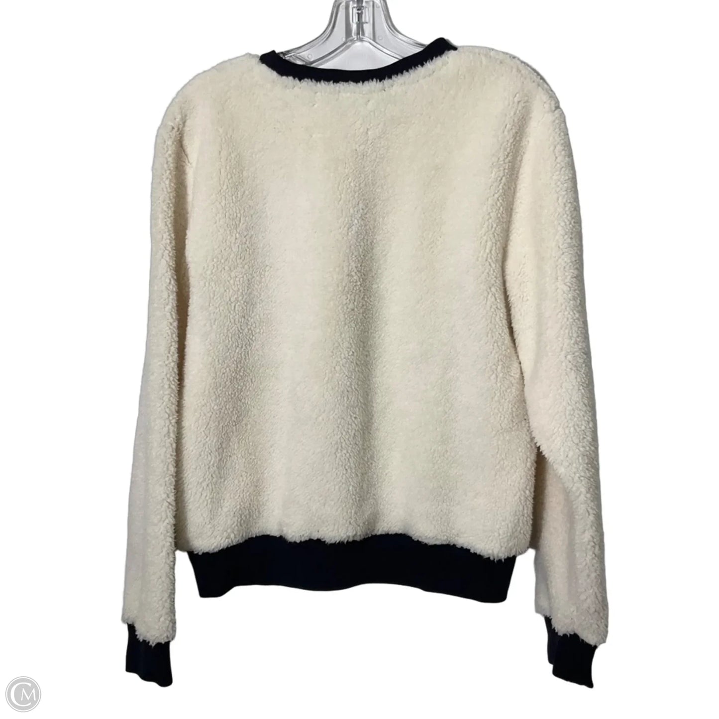 Sweatshirt Designer By Tory Burch In Cream, Size: M