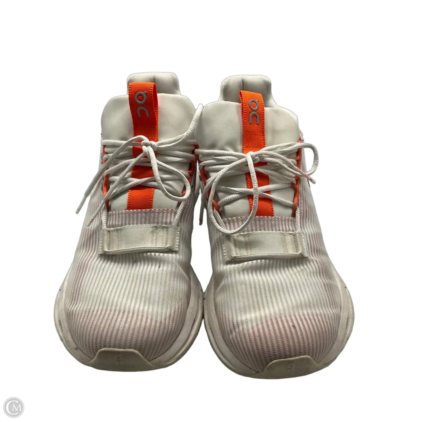 Shoes Athletic By On In Orange & White, Size: 9.5