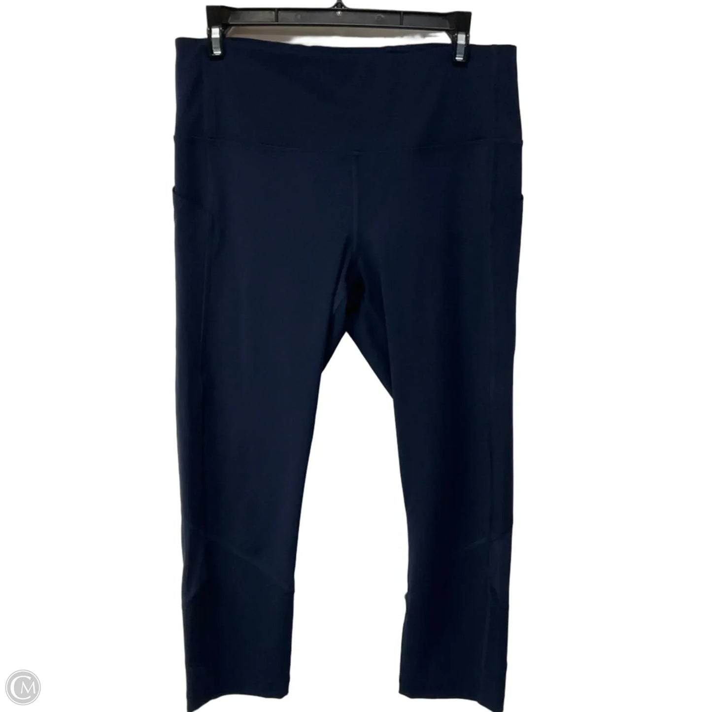 Athletic Leggings Capris By Lululemon In Navy, Size: 10