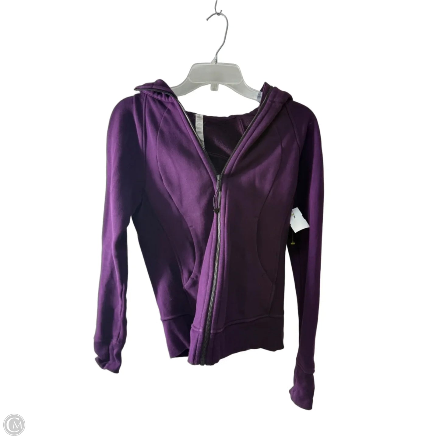 Athletic Jacket By Lululemon In Purple, Size: 4