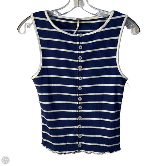 Top Sleeveless By Free People In Navy, Size: S