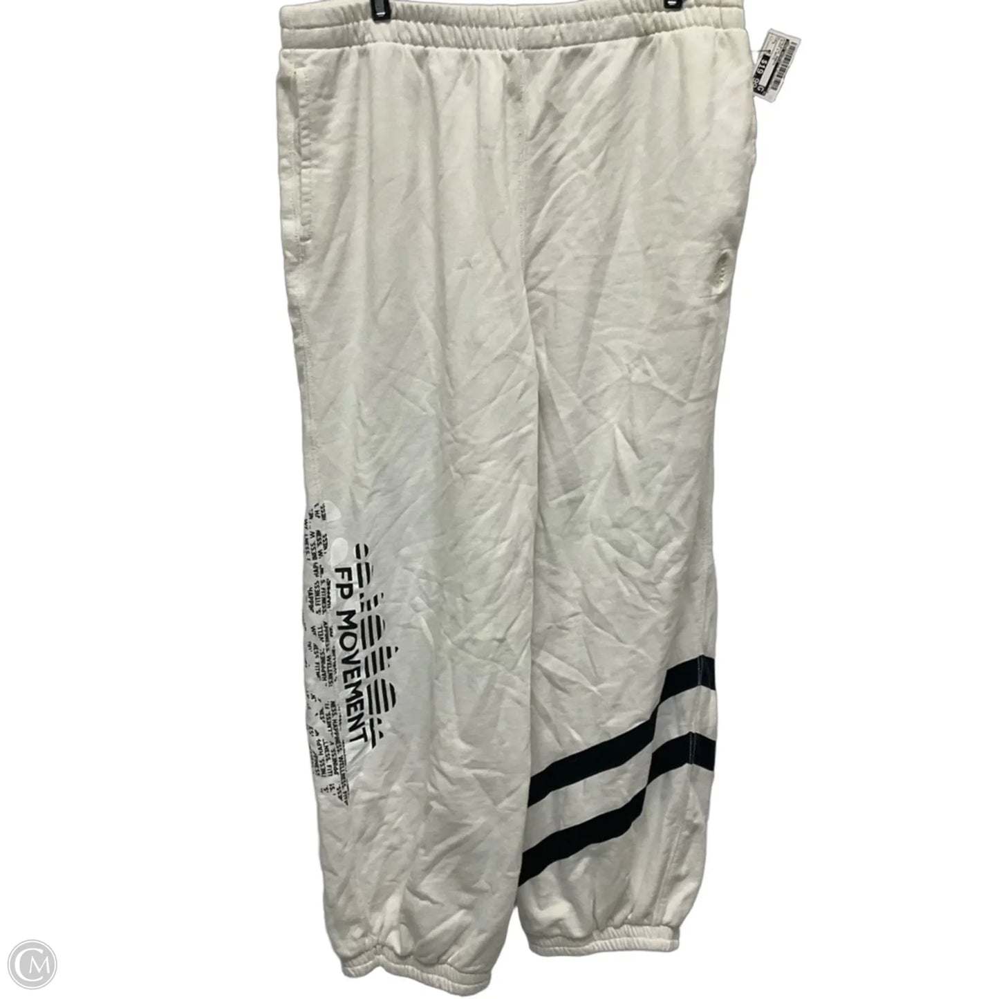 Athletic Pants By Free People In Black & White, Size: L