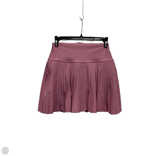 Athletic Skort By Alo In Pink, Size: M