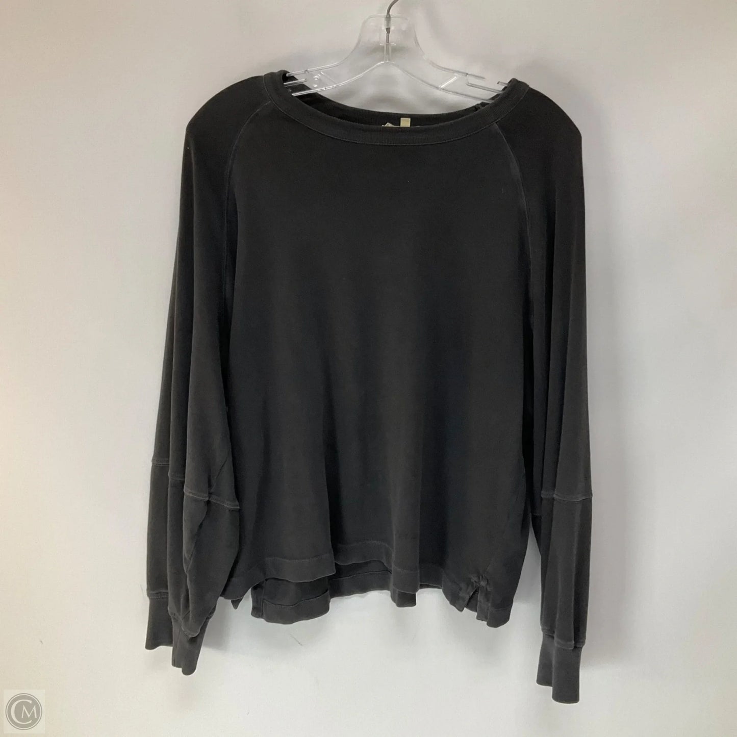 Top Long Sleeve By Madewell In Grey, Size: L
