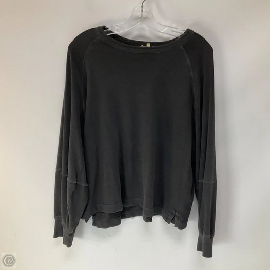 Top Long Sleeve By Madewell In Grey, Size: L