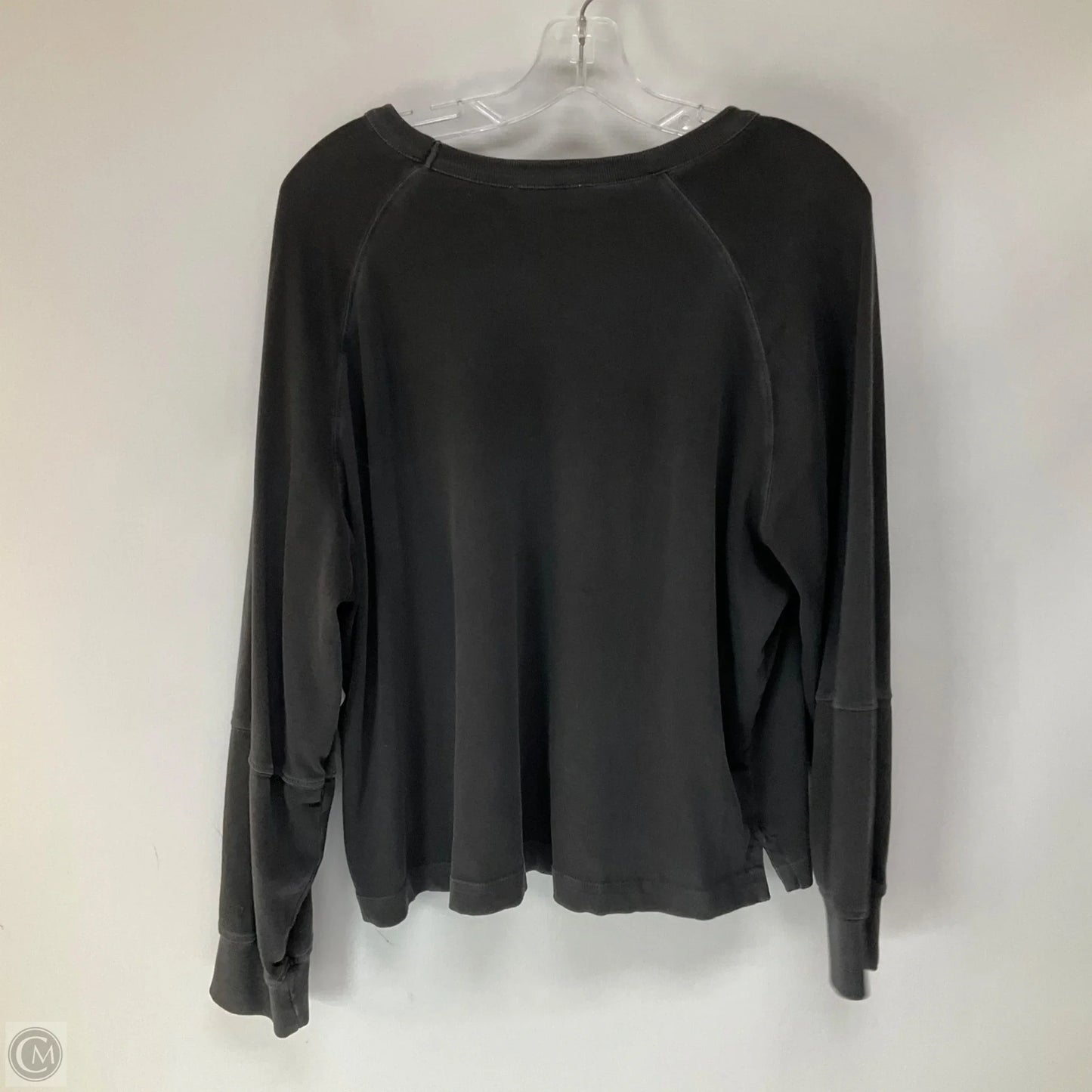 Top Long Sleeve By Madewell In Grey, Size: L