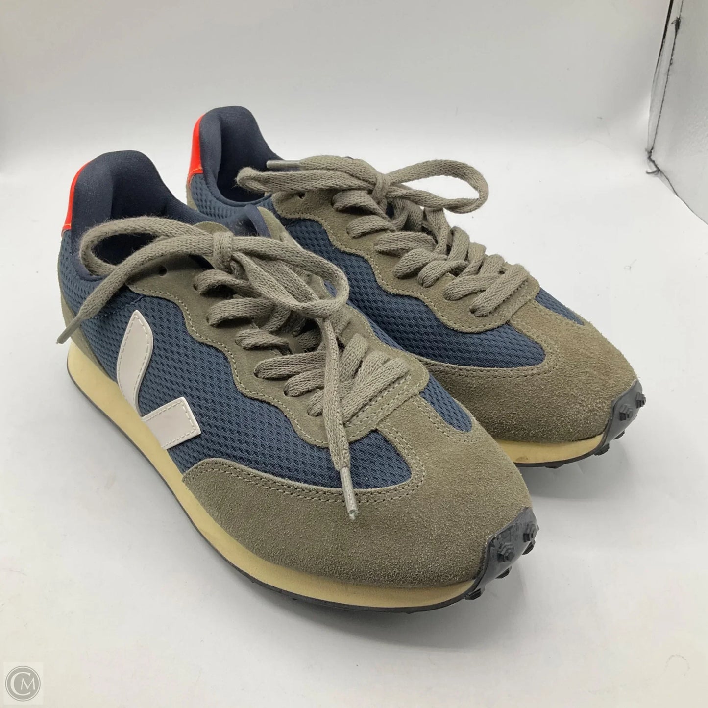 Shoes Sneakers By Veja In Blue & Grey, Size: 7