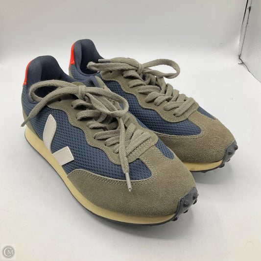 Shoes Sneakers By Veja In Blue & Grey, Size: 7