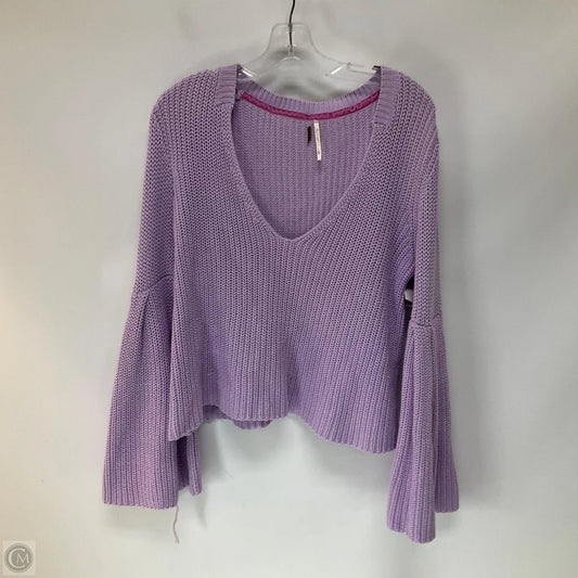 Sweater By Free People In Purple, Size: M