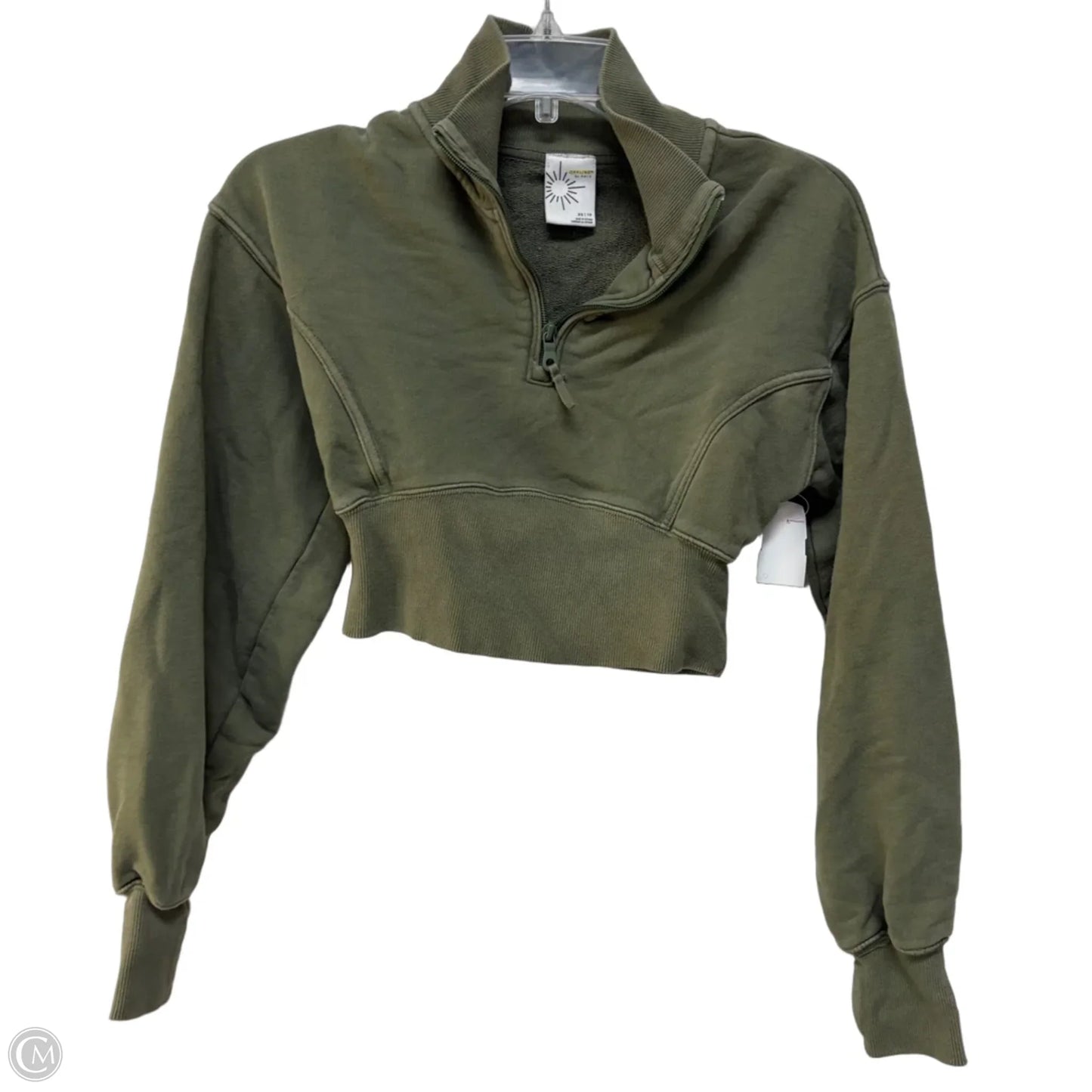 Sweatshirt Collar By Aerie In Green, Size: Xs