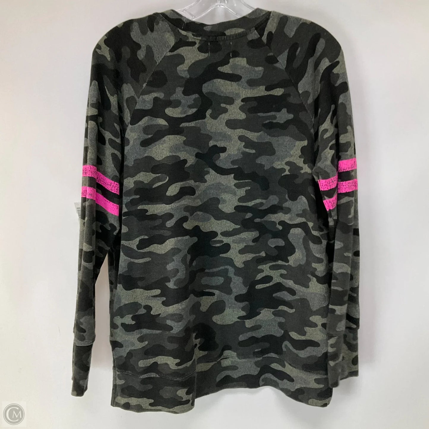Top Long Sleeve By Sundry In Camouflage Print, Size: L