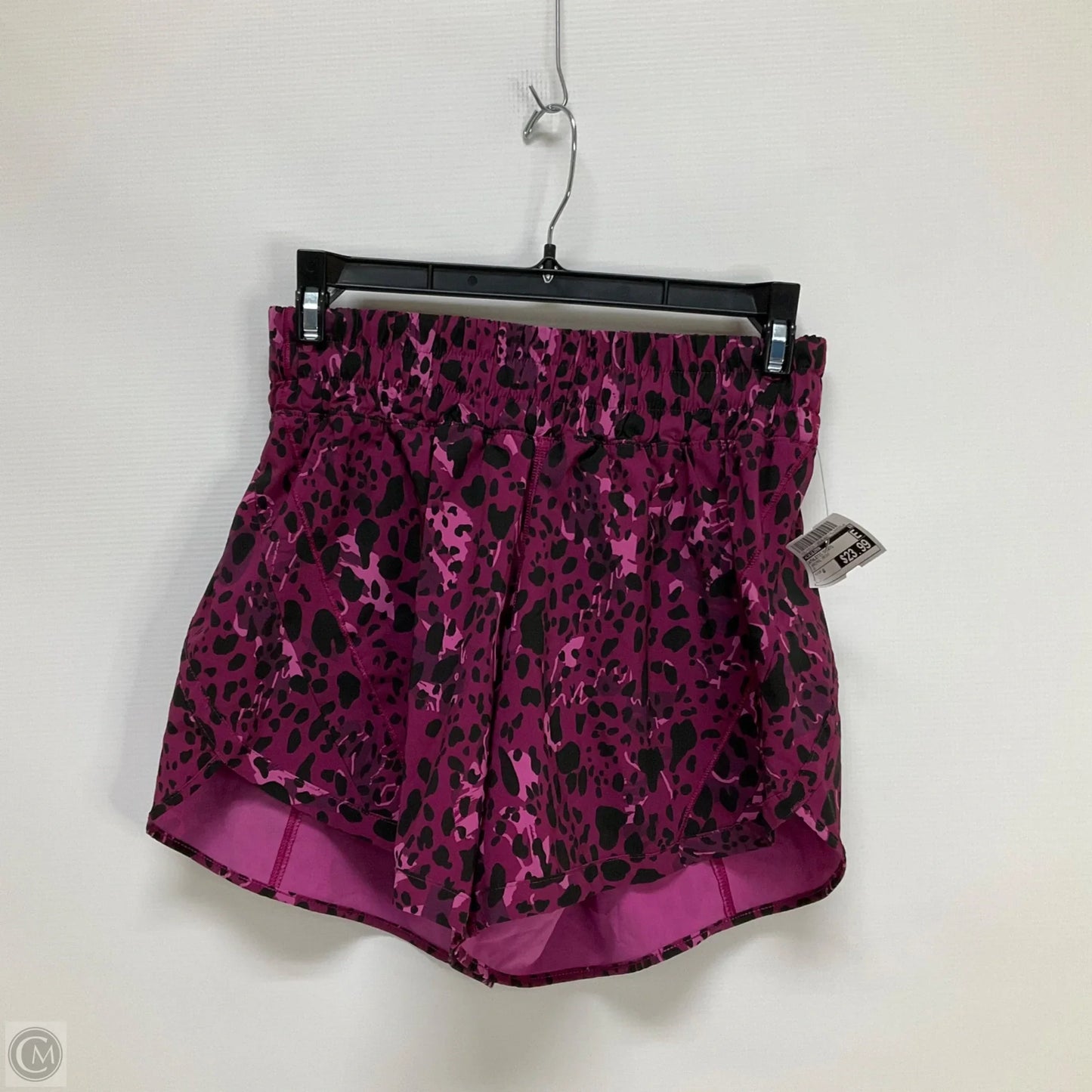Athletic Shorts By Lululemon In Animal Print, Size: 6