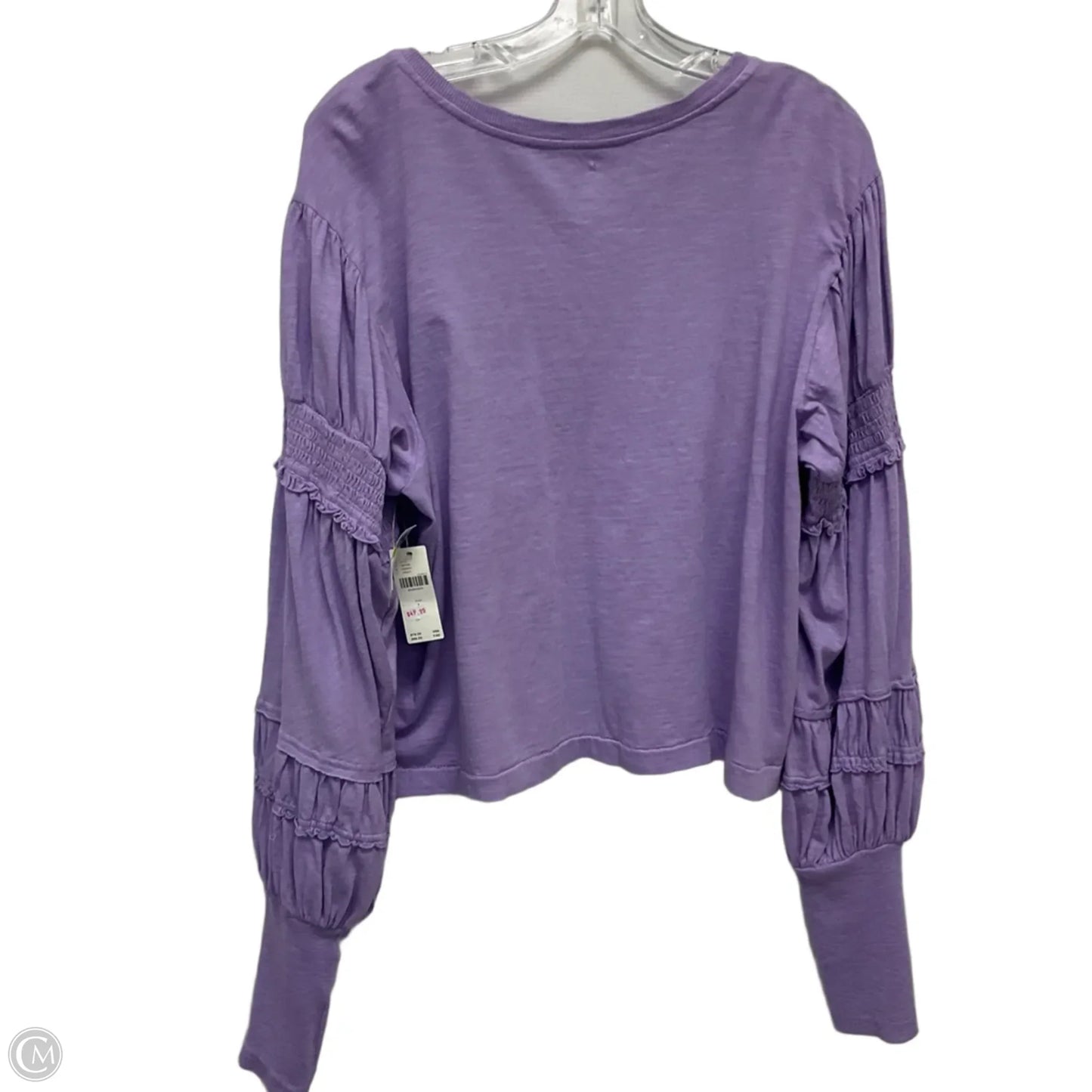 Top Long Sleeve By Pilcro In Purple, Size: L