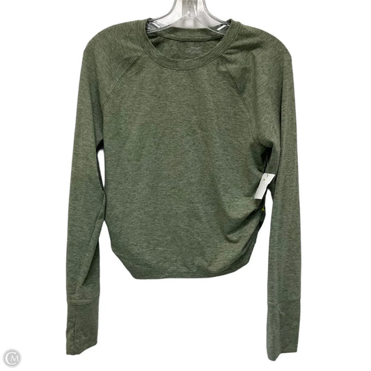 Athletic Top Long Sleeve Crewneck By Aerie In Green, Size: L