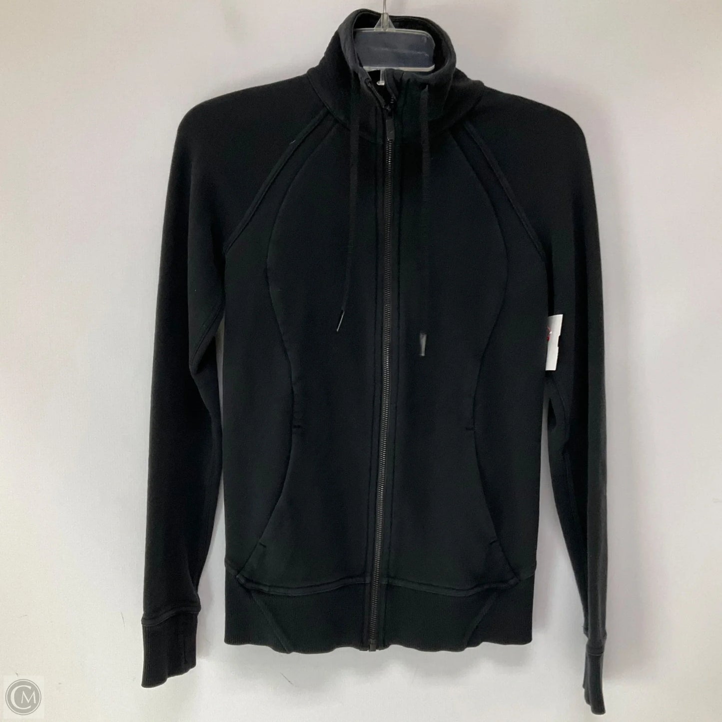 Athletic Jacket By Lululemon In Black, Size: Xs