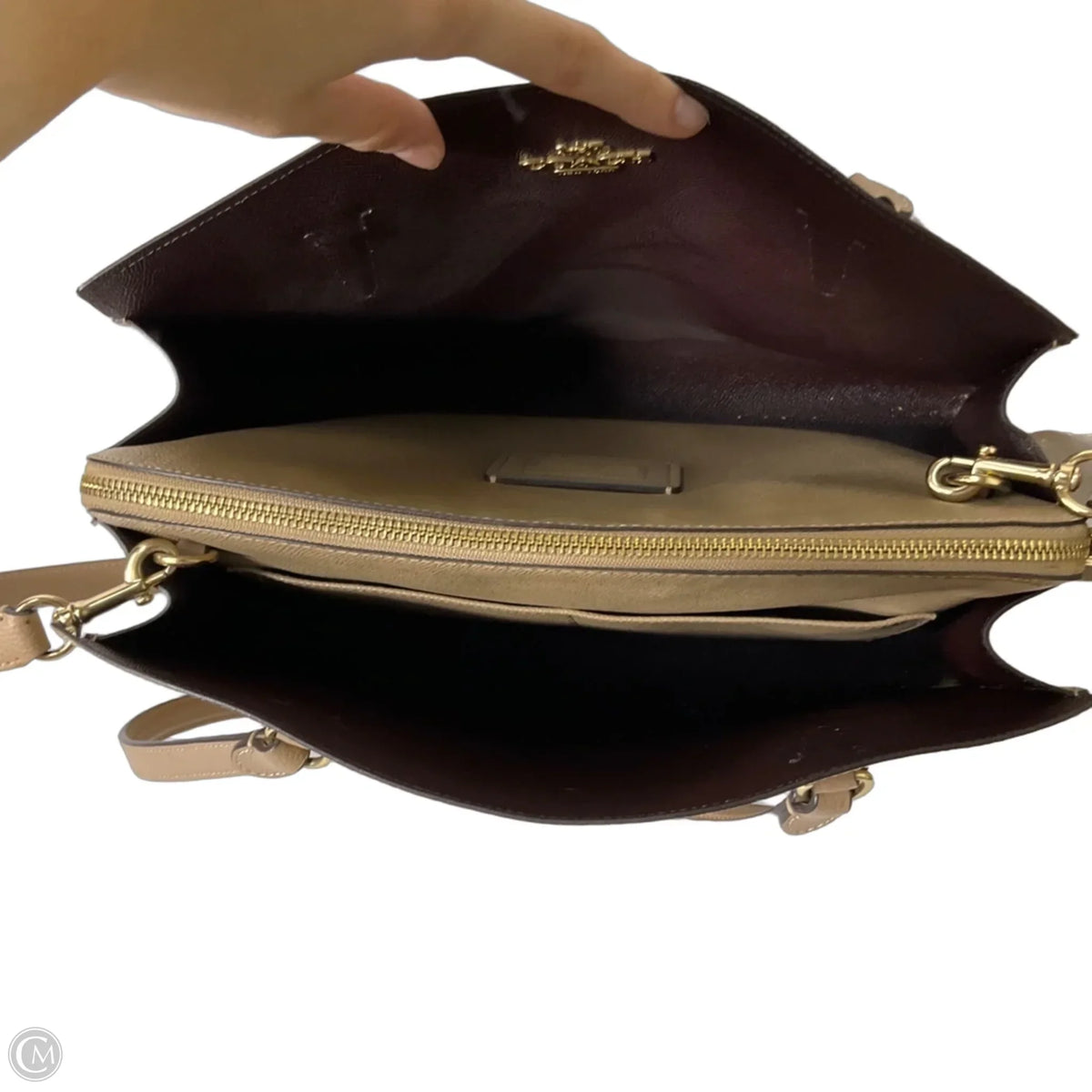 Handbag Designer By Coach, Size: Medium