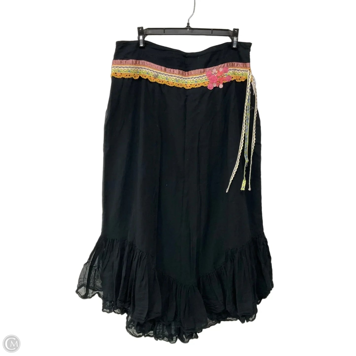 Skirt Maxi By Free People In Black, Size: 12