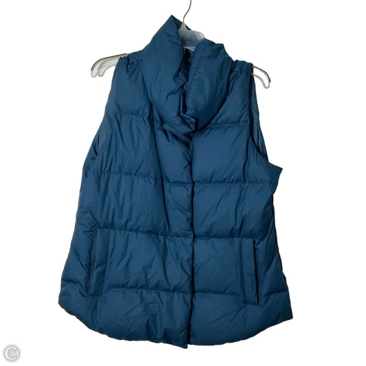 Vest Puffer & Quilted By Athleta In Blue, Size: Xl