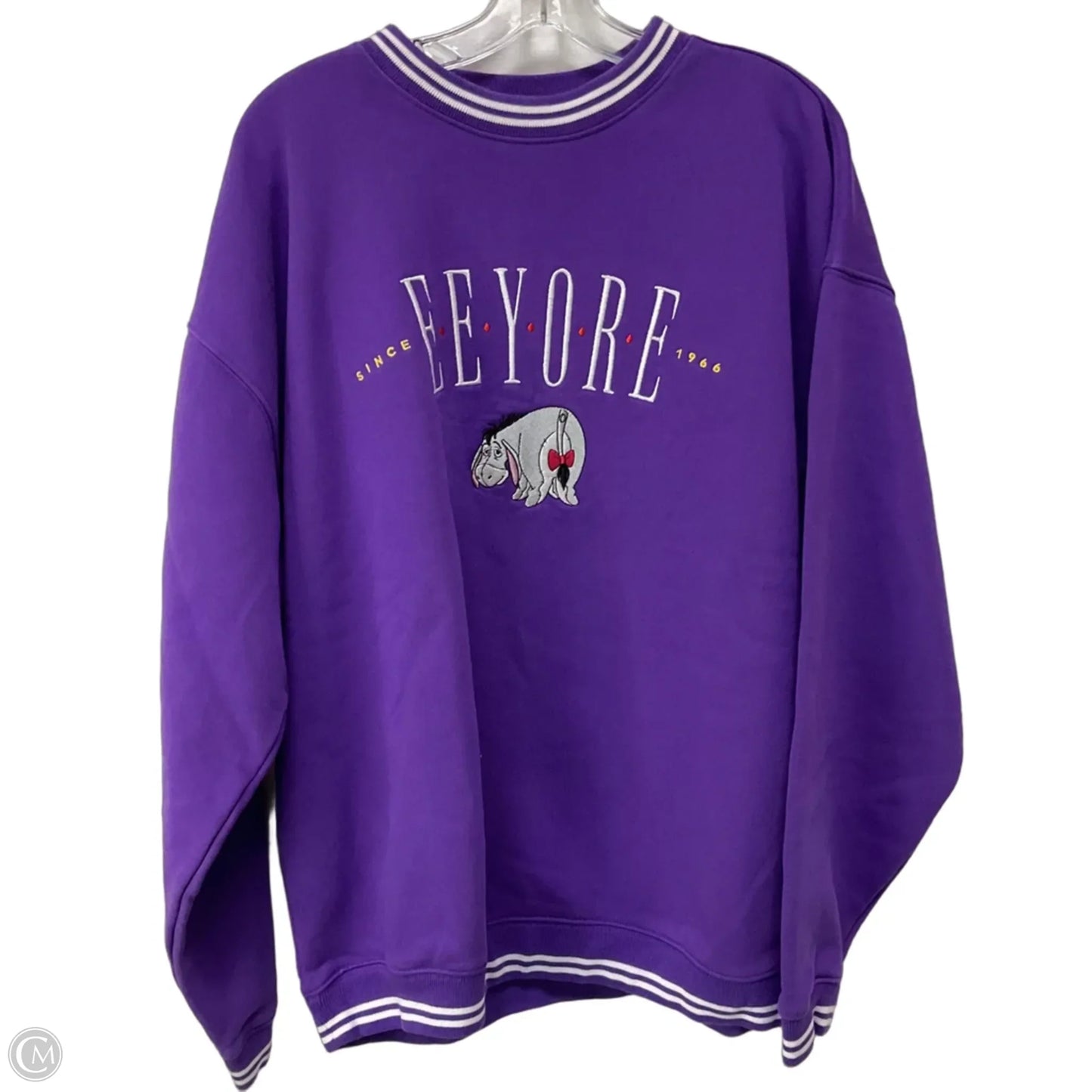 Sweatshirt Collar By Disney Store In Purple, Size: L