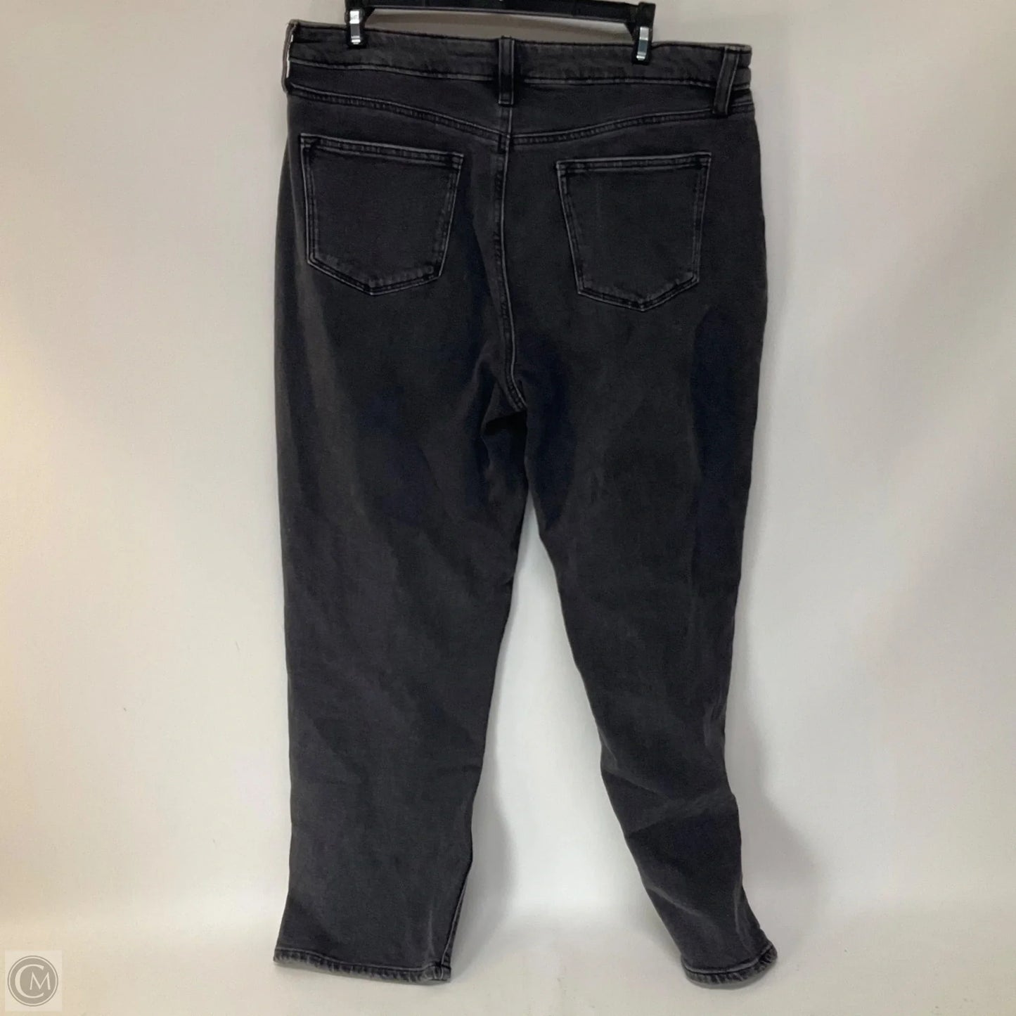 Jeans Straight By Sonoma In Black Denim, Size: 12