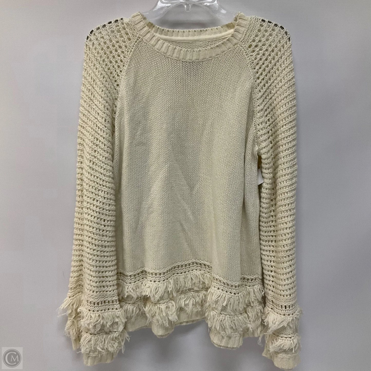 Sweater By Chaser In Ivory, Size: L
