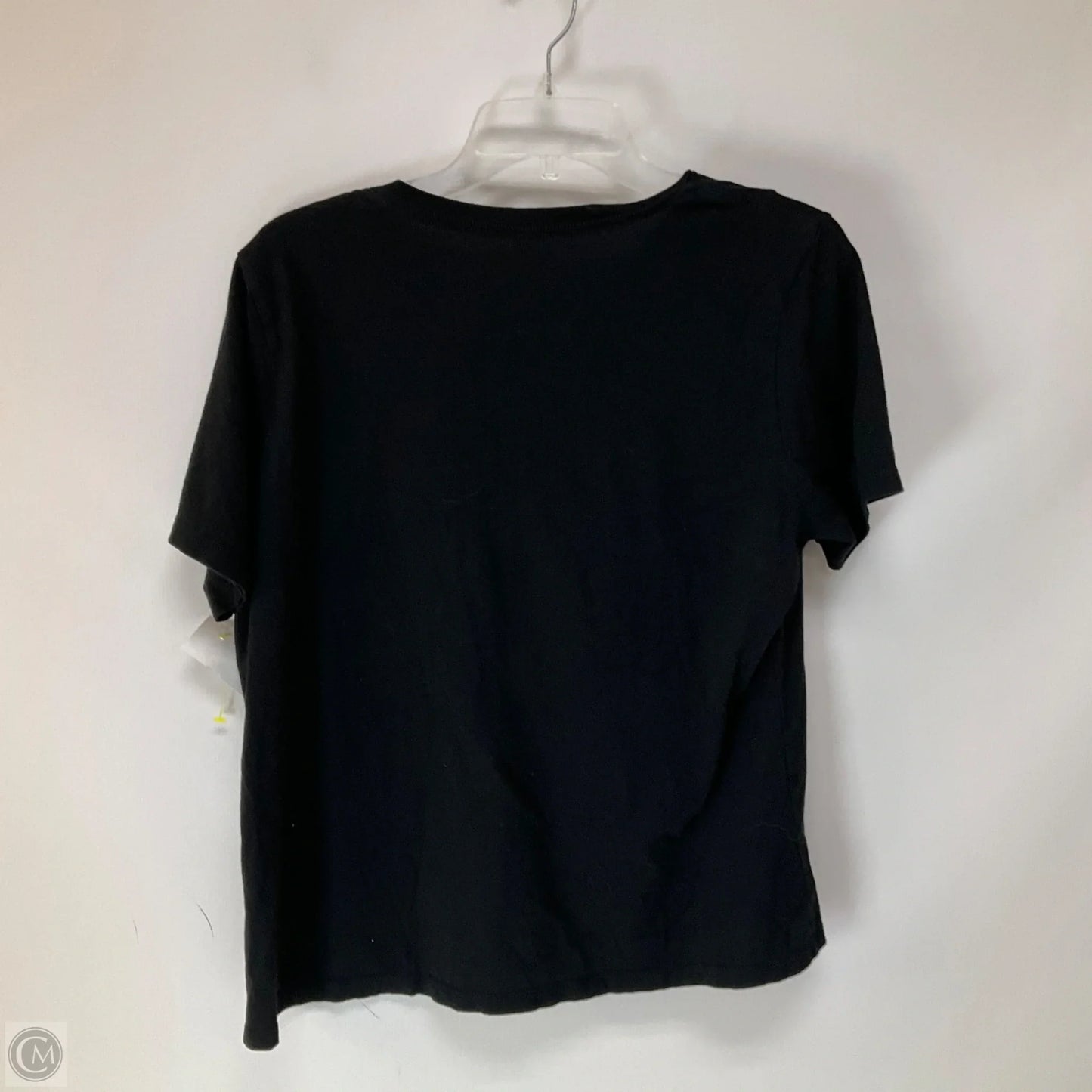 Athletic Top Short Sleeve By Cme In Black, Size: M