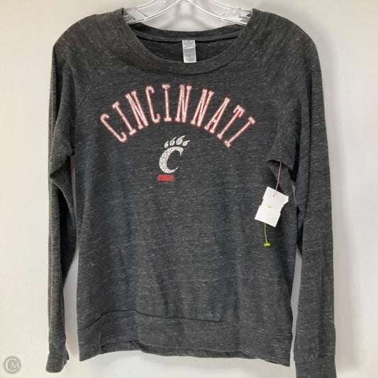 Athletic Top Long Sleeve Crewneck By Alternative In Grey, Size: M