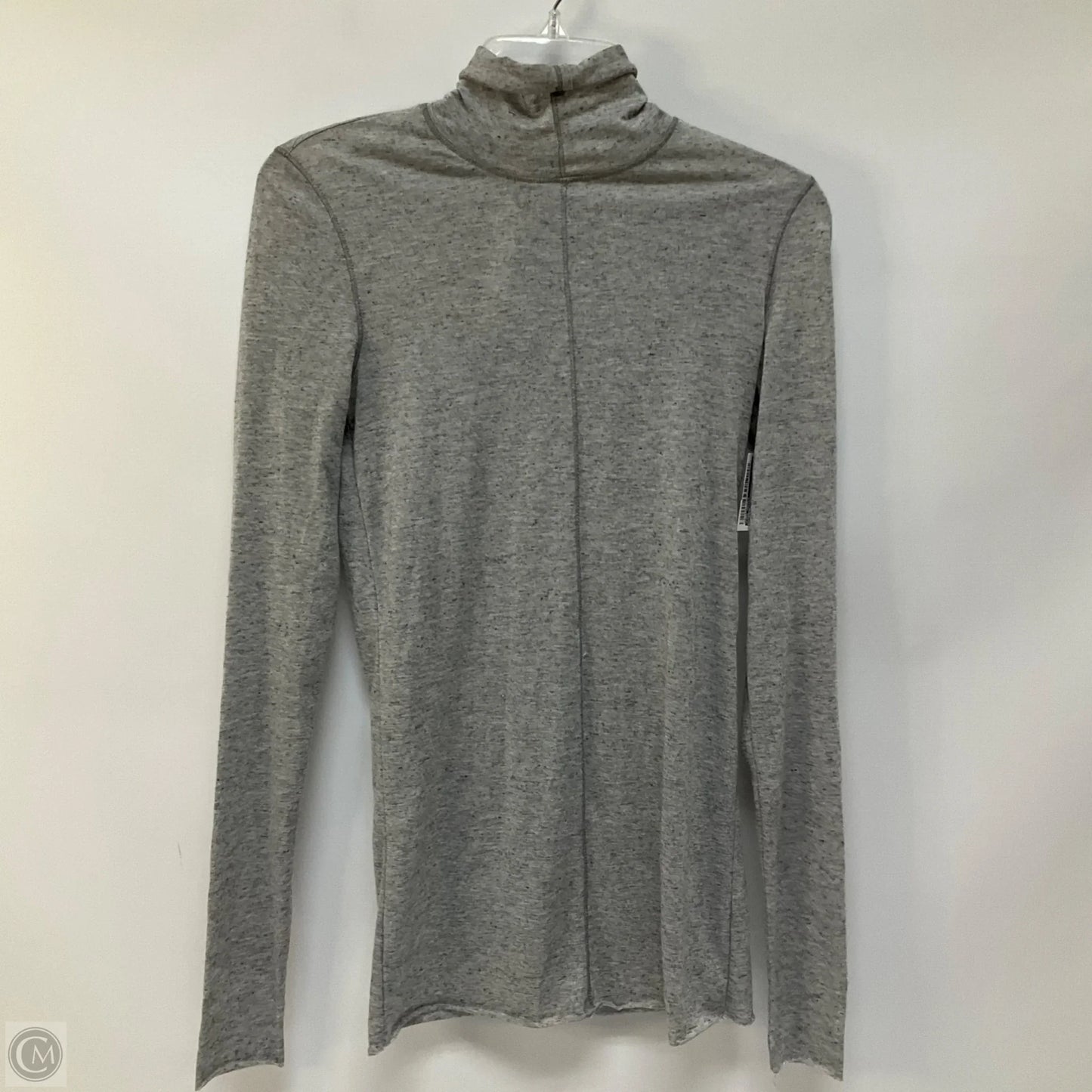 Top Long Sleeve Basic By Free People In Grey, Size: S