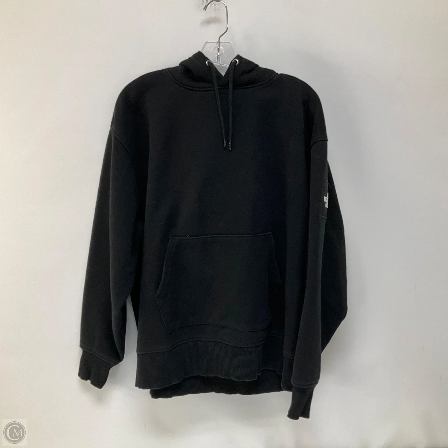Athletic Sweatshirt Hoodie By The North Face In Black, Size: L