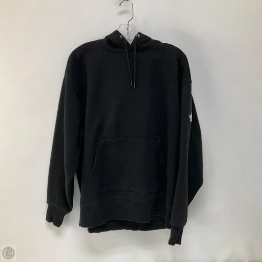 Athletic Sweatshirt Hoodie By The North Face In Black, Size: L