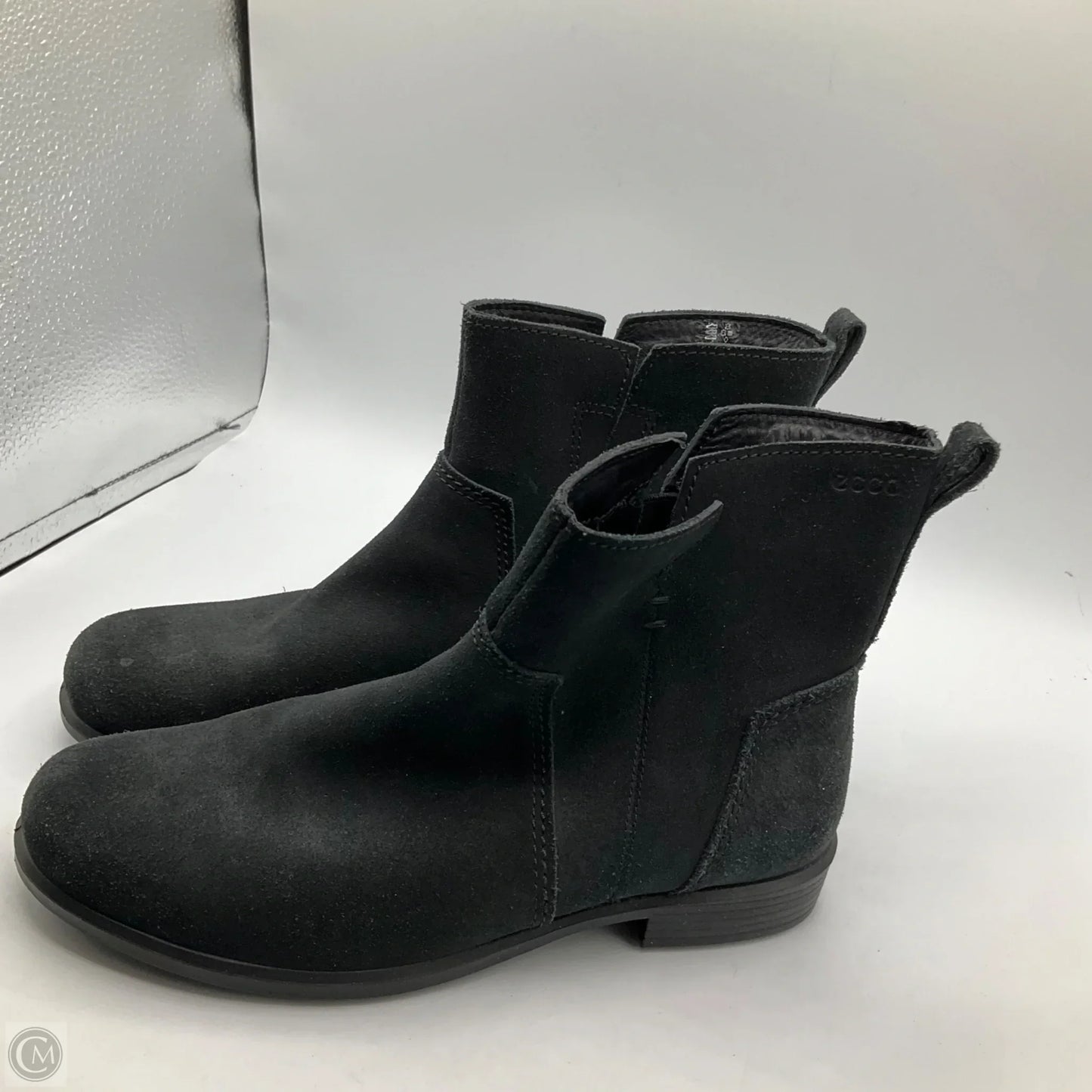 Boots Ankle Flats By Ecco In Black, Size: 8