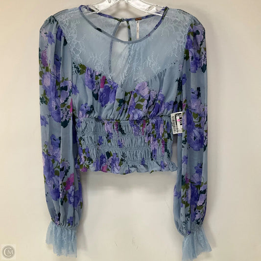 Top Long Sleeve By Free People In Gold, Size: Xs