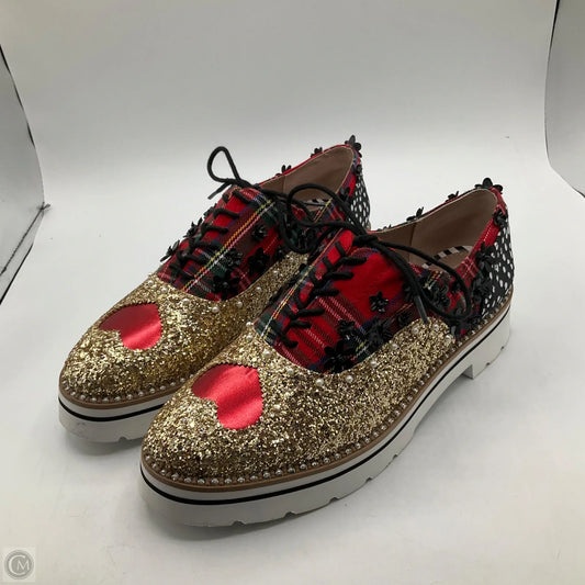 Shoes Flats By Betsey Johnson In Multi-colored, Size: 7.5
